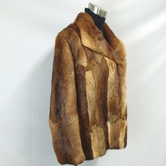 Fur coat Top jacket outerwear Fur Ladies 42 - Picture 2 of 5